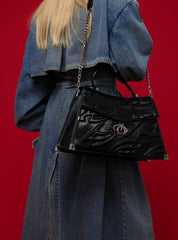 Three-dimensional Relief Light Luxury Handbag Crossbody Bag ArtsKoreanMan