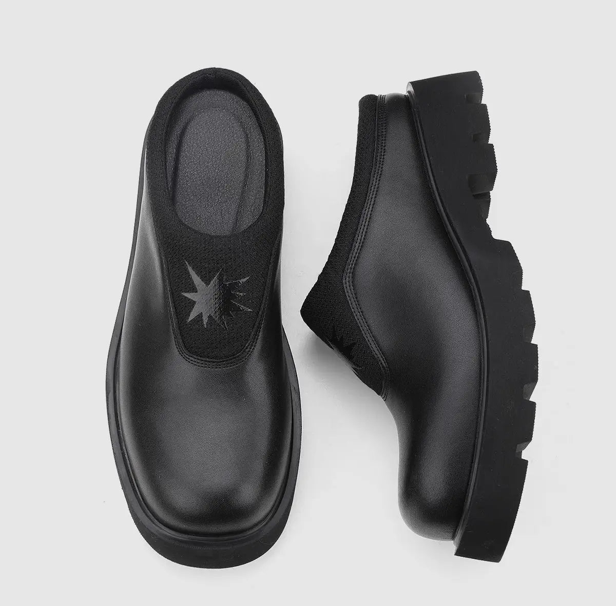 【New】Black Half Platform Shoes ArtsKoreanMan