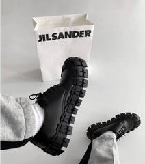 【New】Toothed Leather Shoes ArtsKoreanMan