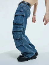 【23s September.】Oversized Mid-rise Jeans ArtsKoreanMan