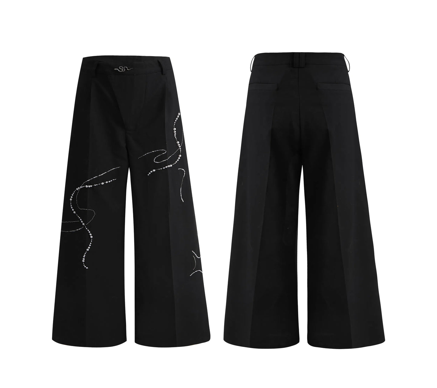 【25s Feb.】Snake Simple Suit / Loose Wide Leg Trousers