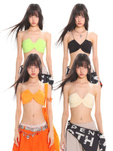 【25s Jul.】Rainbow Spaghetti Strap Beach Base Bra