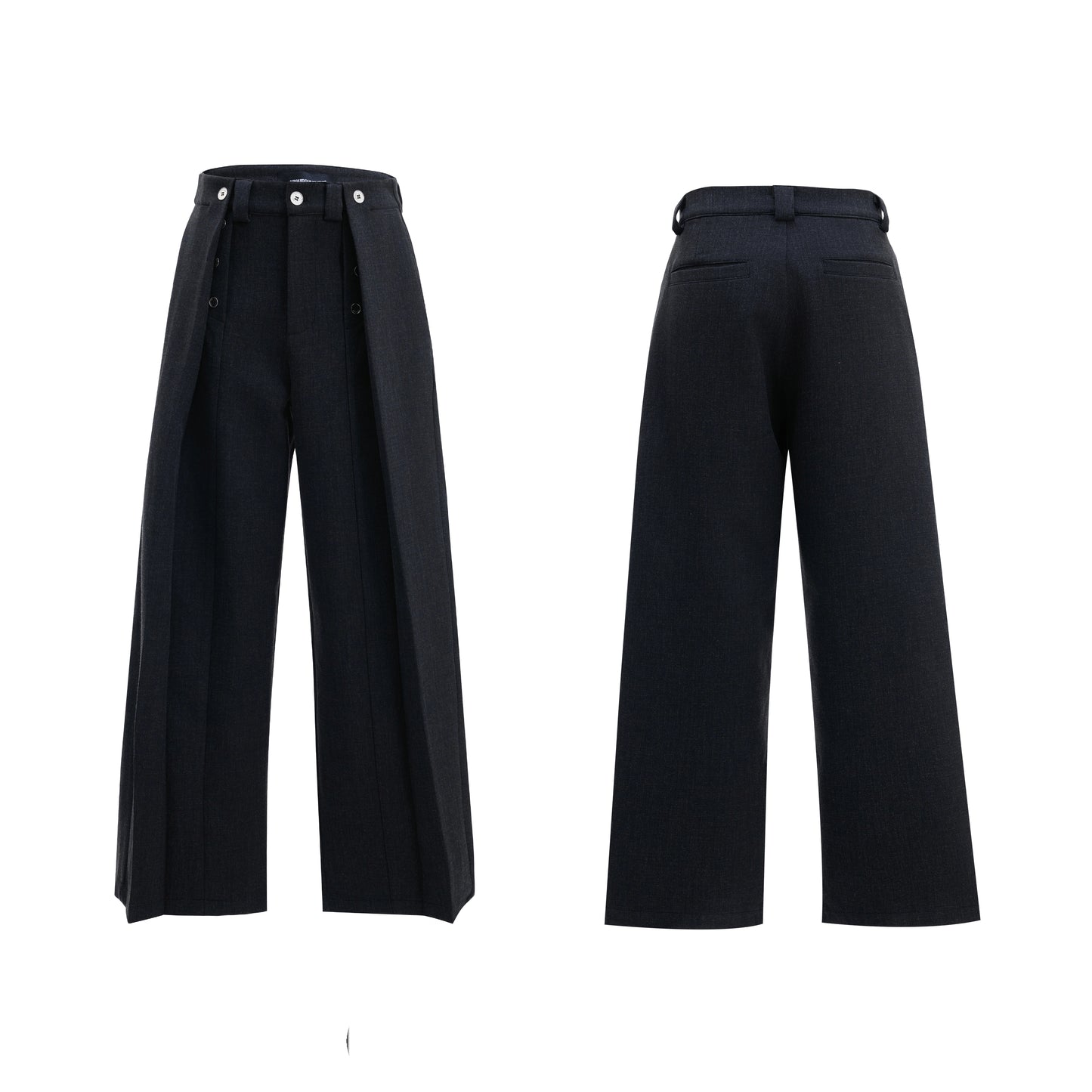 【25s Aug.】Deconstructed Pleated Relaxed-Fit Trousers