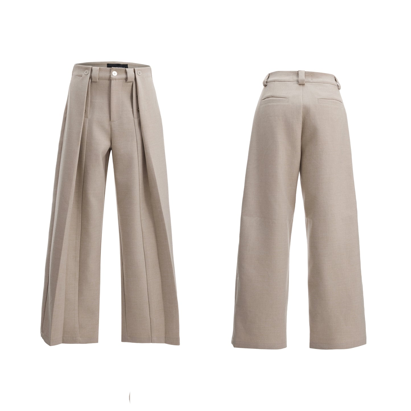 【25s Aug.】Deconstructed Pleated Relaxed-Fit Trousers