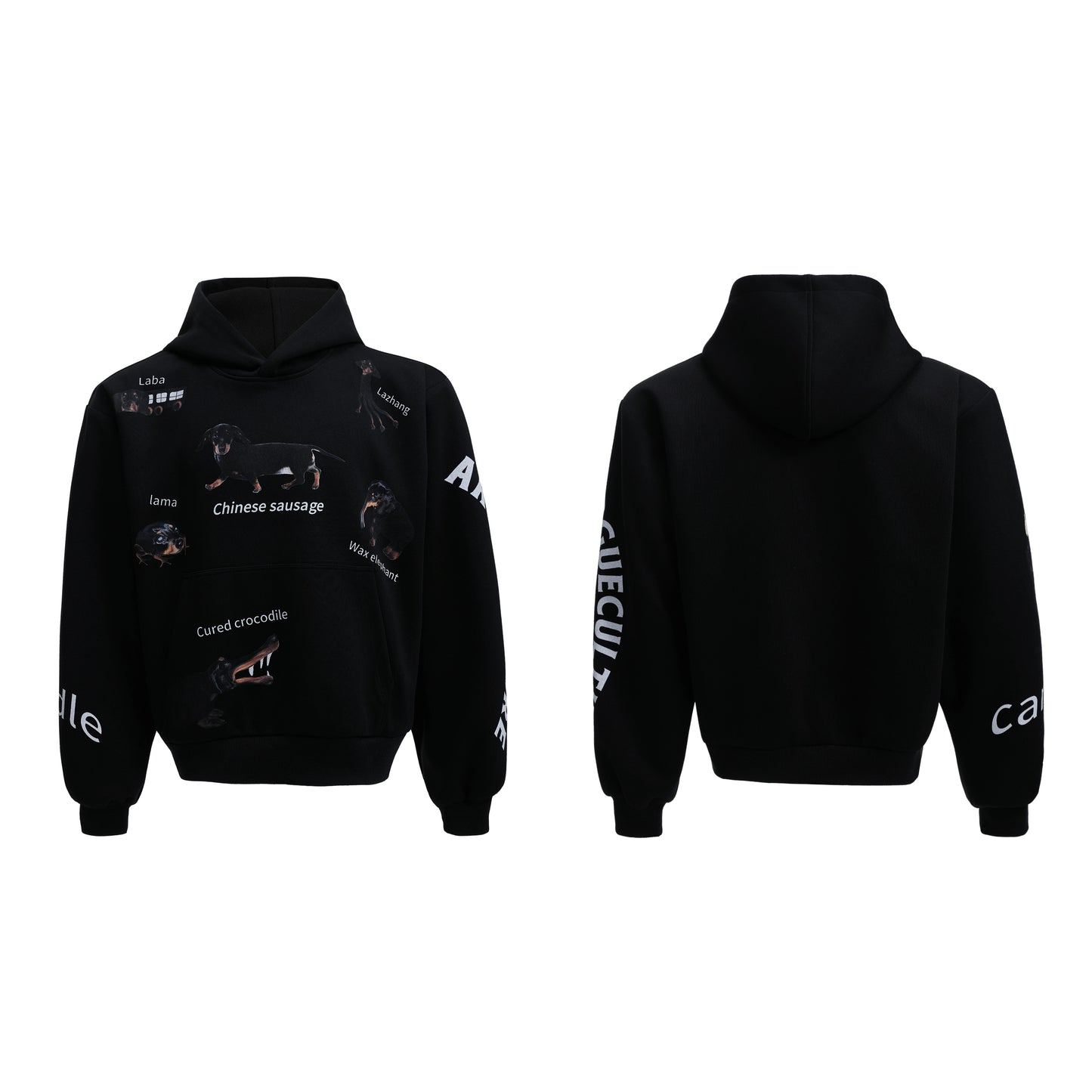 【25s Aug.】Dachshund-Inspired Short Hoodie