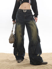 【23s November.】Deconstructed Washed Distressed Jeans ArtsKoreanMan