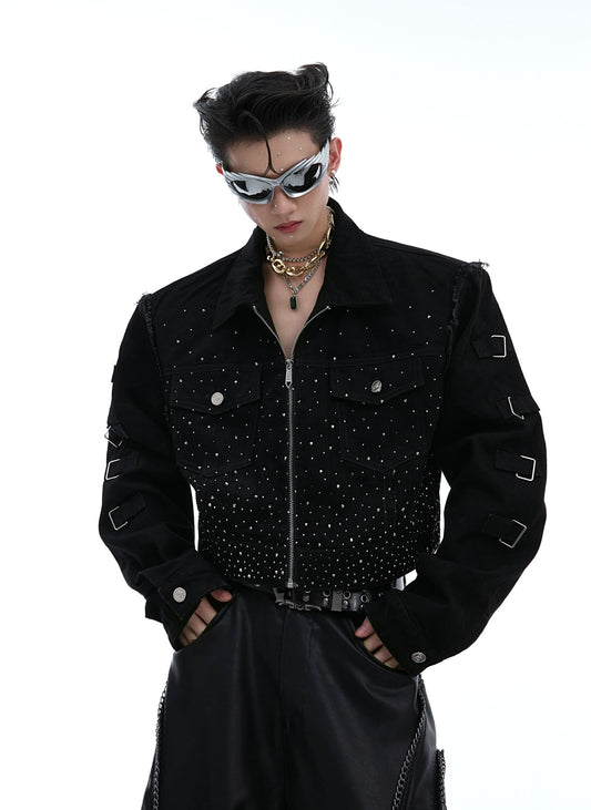 【24s Aug.】Flash Diamond Gradient Pioneer Gorgeous Short Jacket ArtsKoreanMan