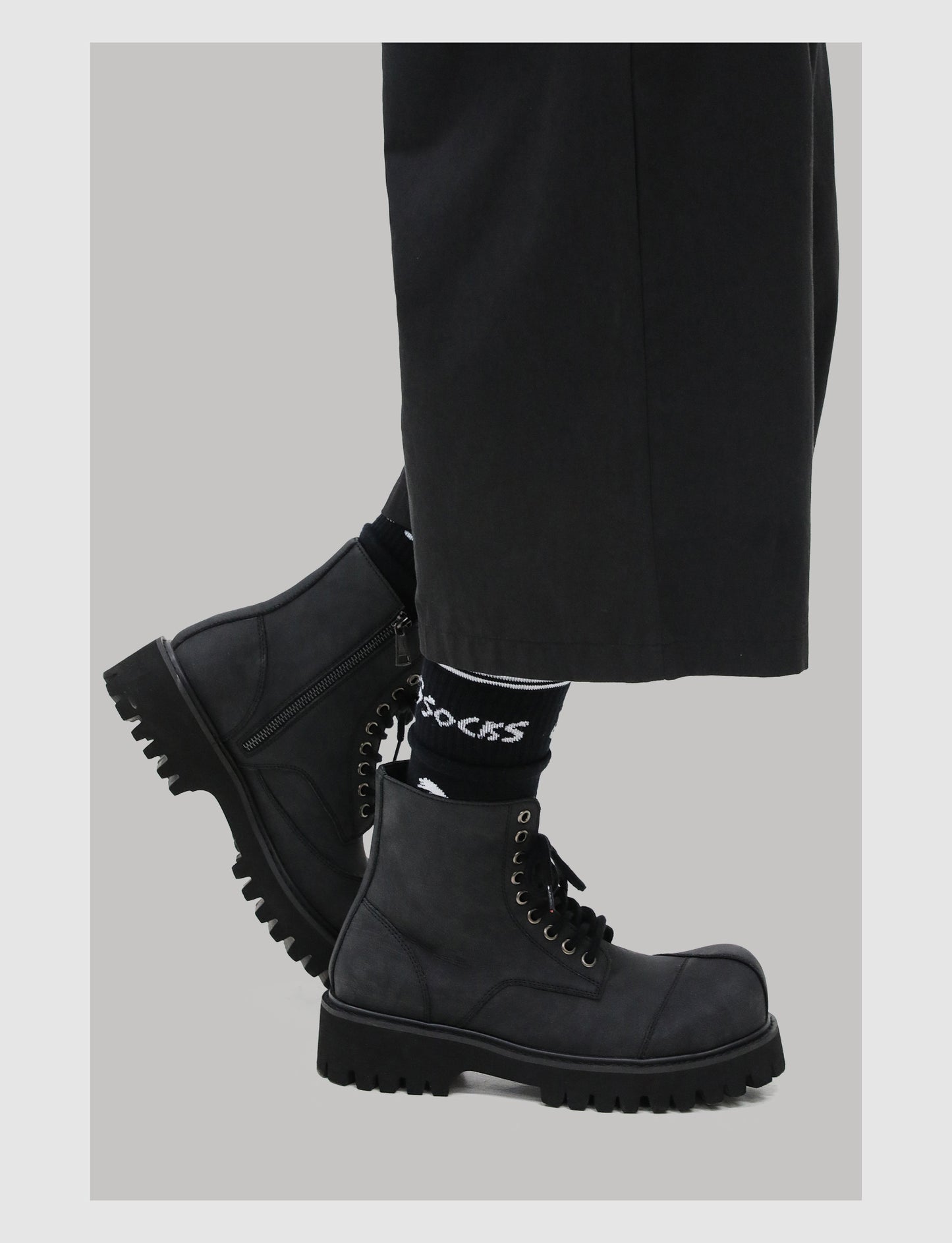 Deconstructed Thick-soled Martin Boots ArtsKoreanMan