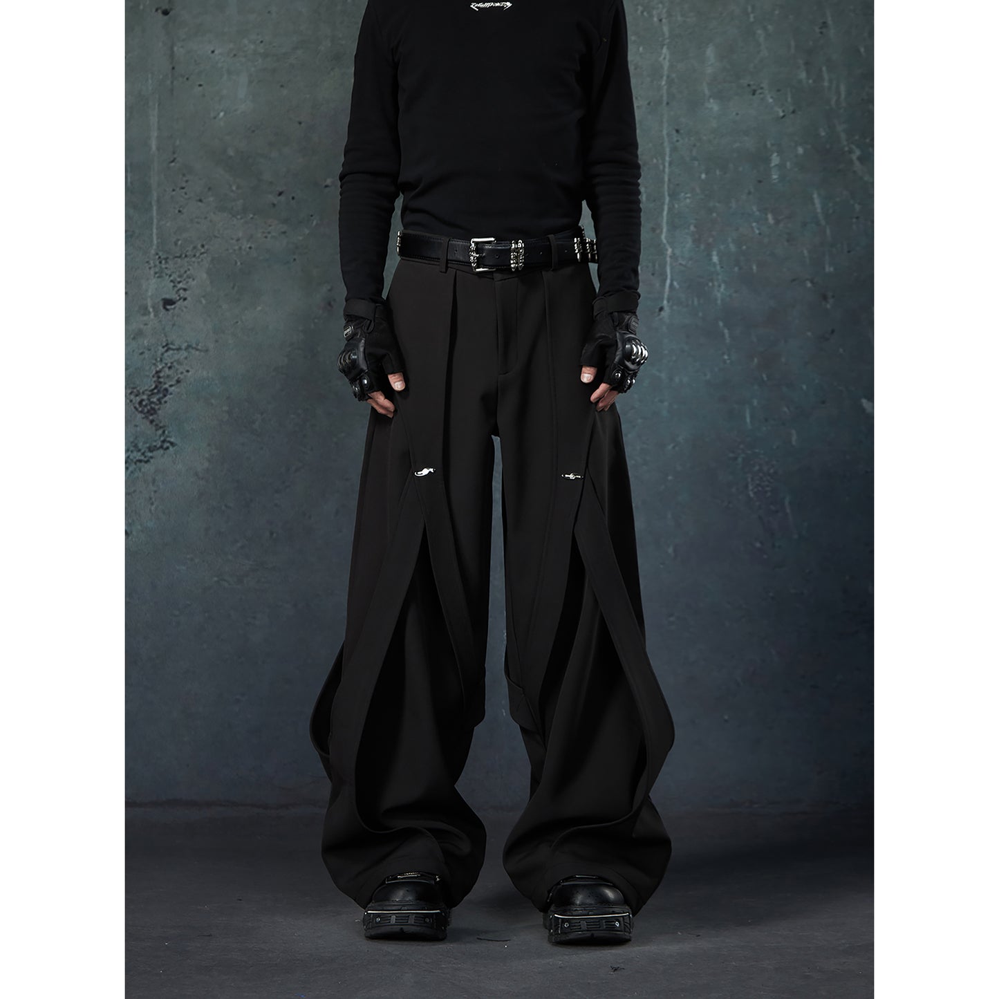 【25s Mar.】Deconstructed Patchwork Ribbon Trousers