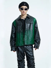 【23s September.】Dyed PU Punk Jacket+ Leather Pants ArtsKoreanMan
