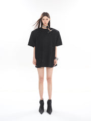 【24s April.】High-end Starry Round Neck T-shirt ArtsKoreanMan