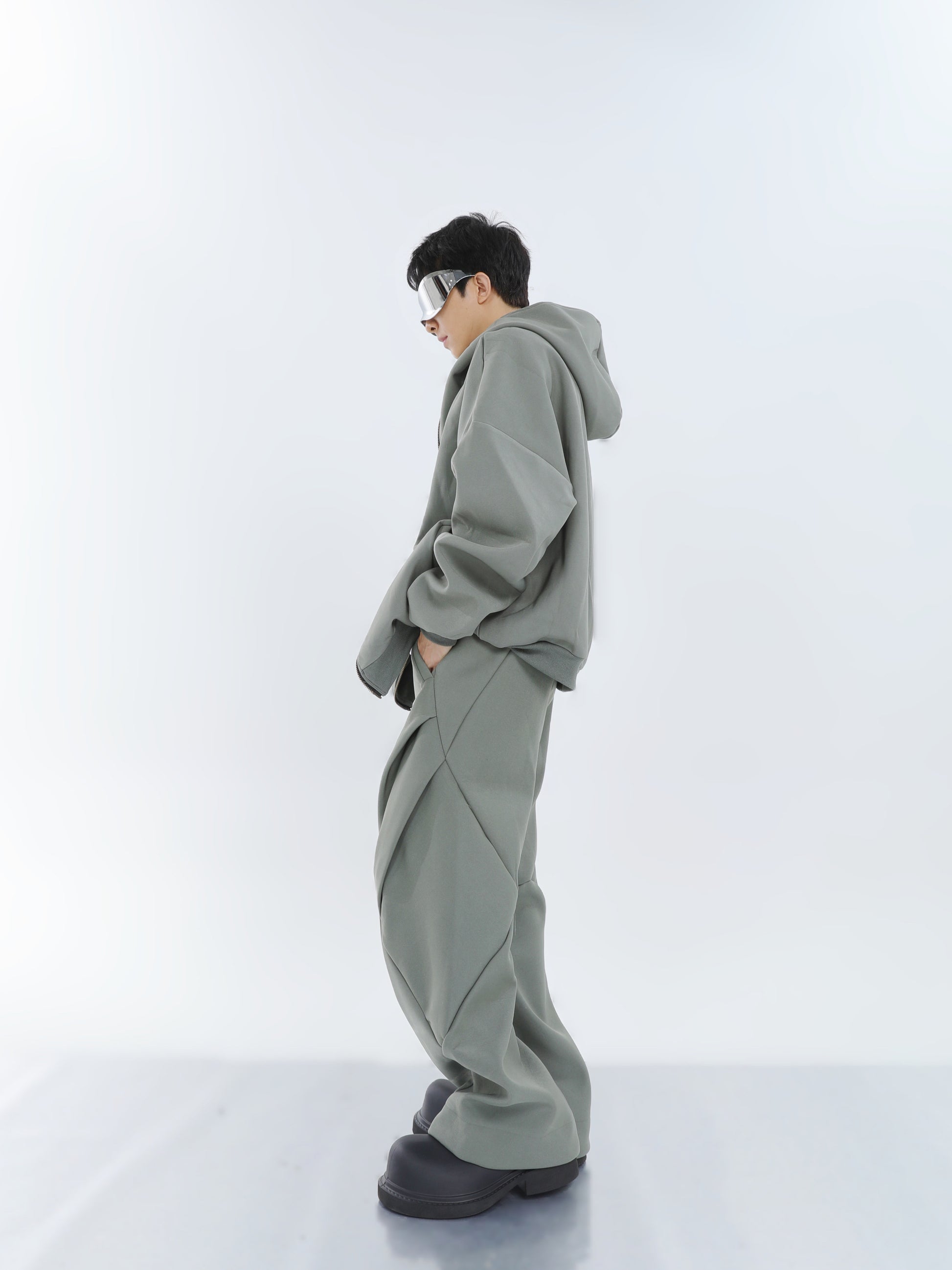 【23s September.】Double-zip Hooded Sweatshirt Set ArtsKoreanMan
