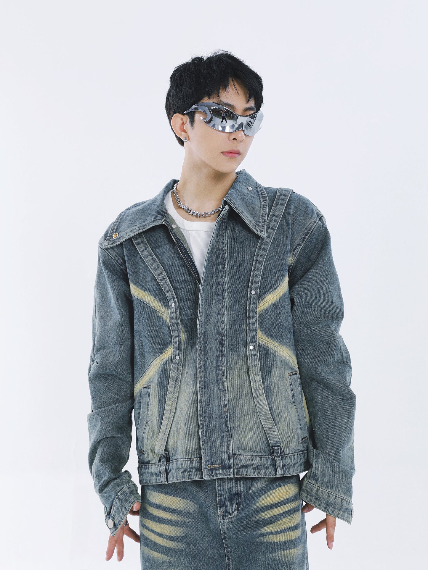 【23s September.】Vintage washed denim suit -M ArtsKoreanMan