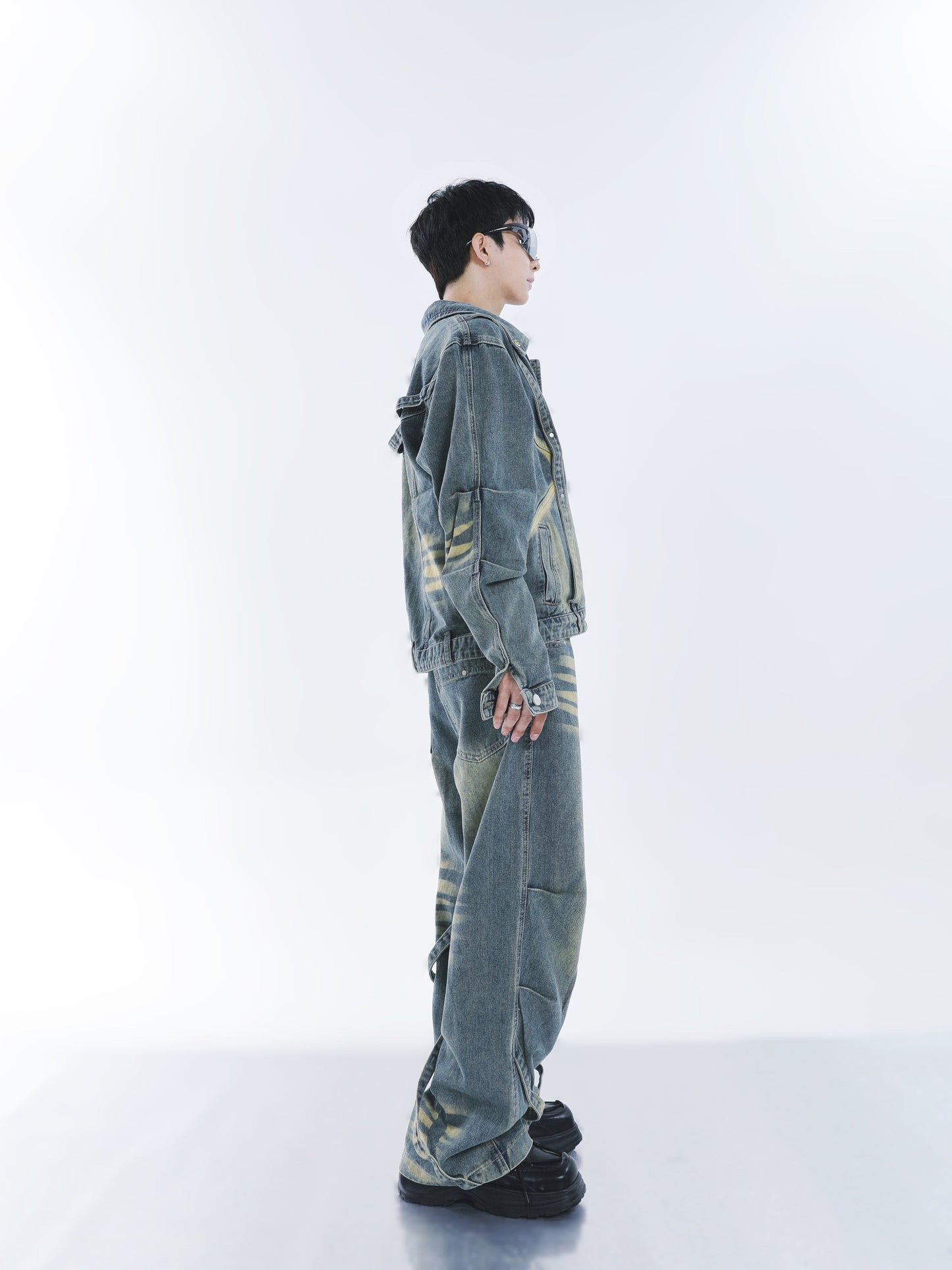 【23s September.】Vintage washed denim suit -M ArtsKoreanMan