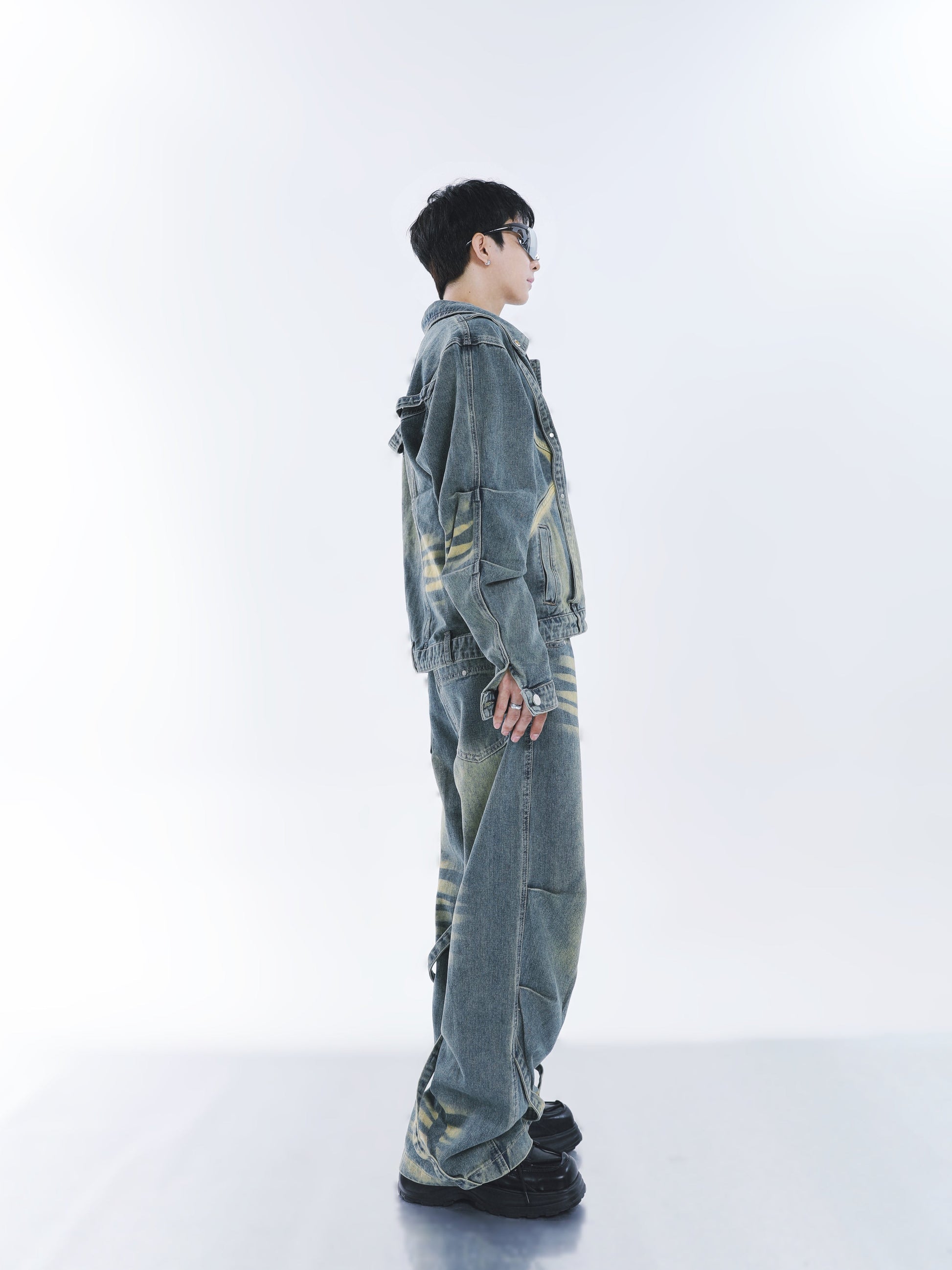 【23s September.】Vintage washed denim suit -M ArtsKoreanMan