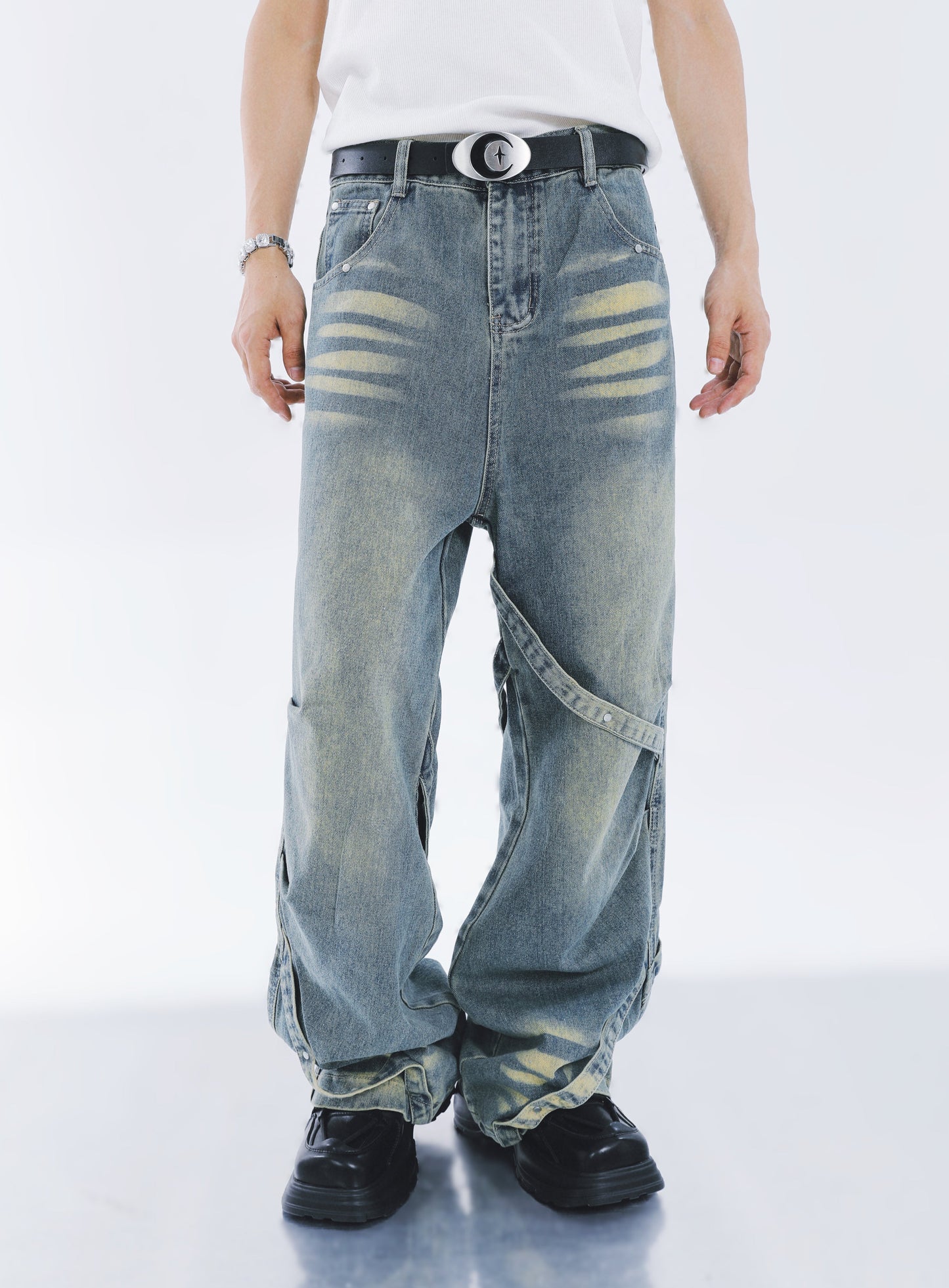 【23s September.】Vintage washed denim suit -M ArtsKoreanMan