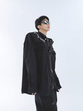 【23s September.】Shoulder Metal Double Zpper Design Shirt + Pants -M/L ArtsKoreanMan