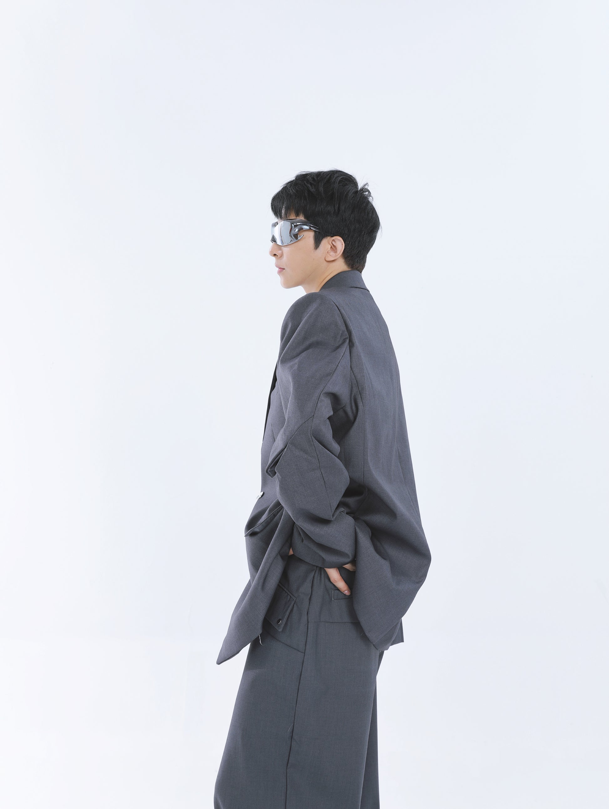 【23s September.】Belt Embellished Casual Suit ArtsKoreanMan