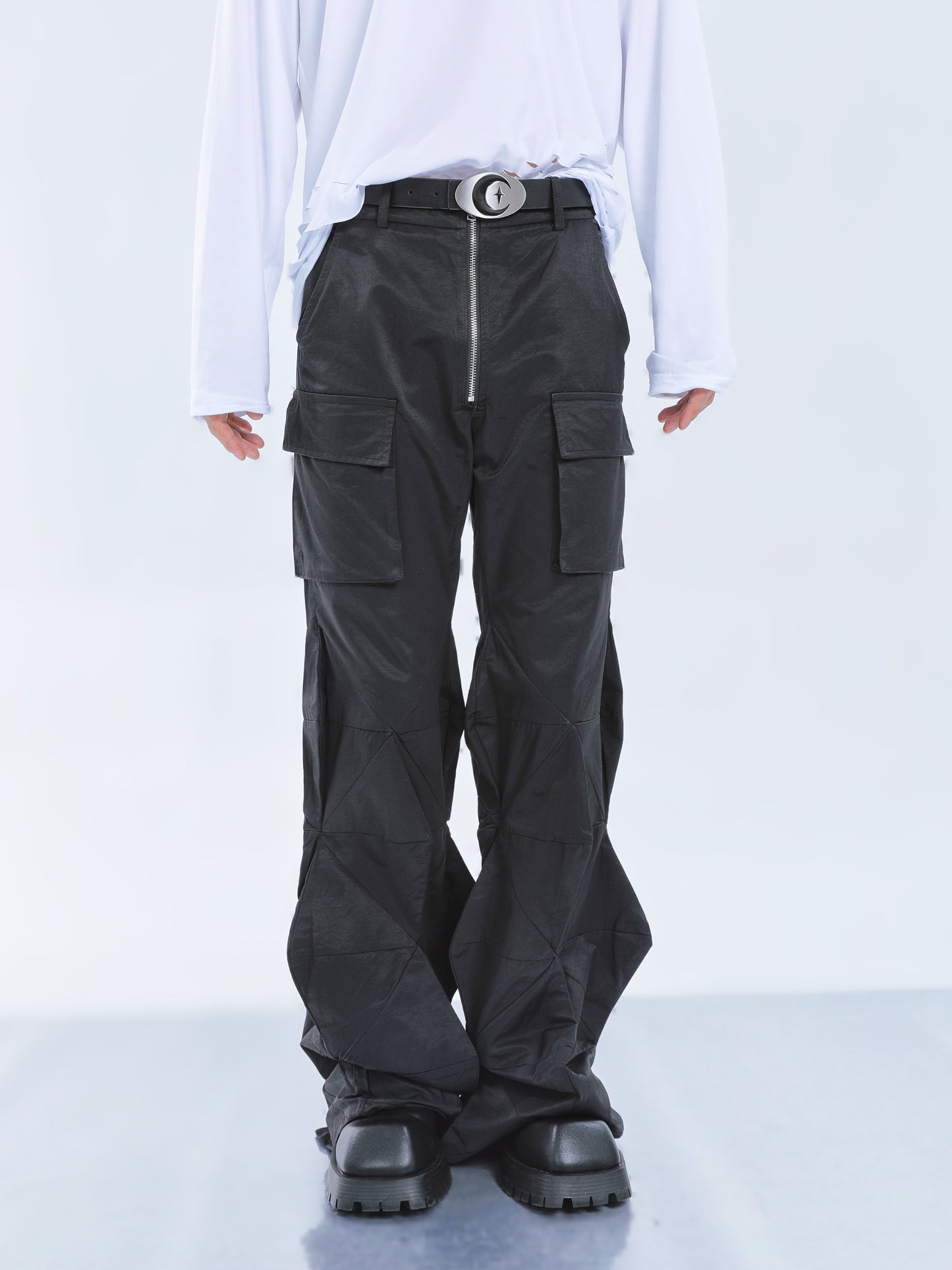 【23s September.】3D Cut Flared Casual Pants ArtsKoreanMan