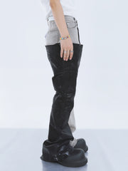 【23s September.】Paneled Coated Bootcut Stacked Jeans ArtsKoreanMan