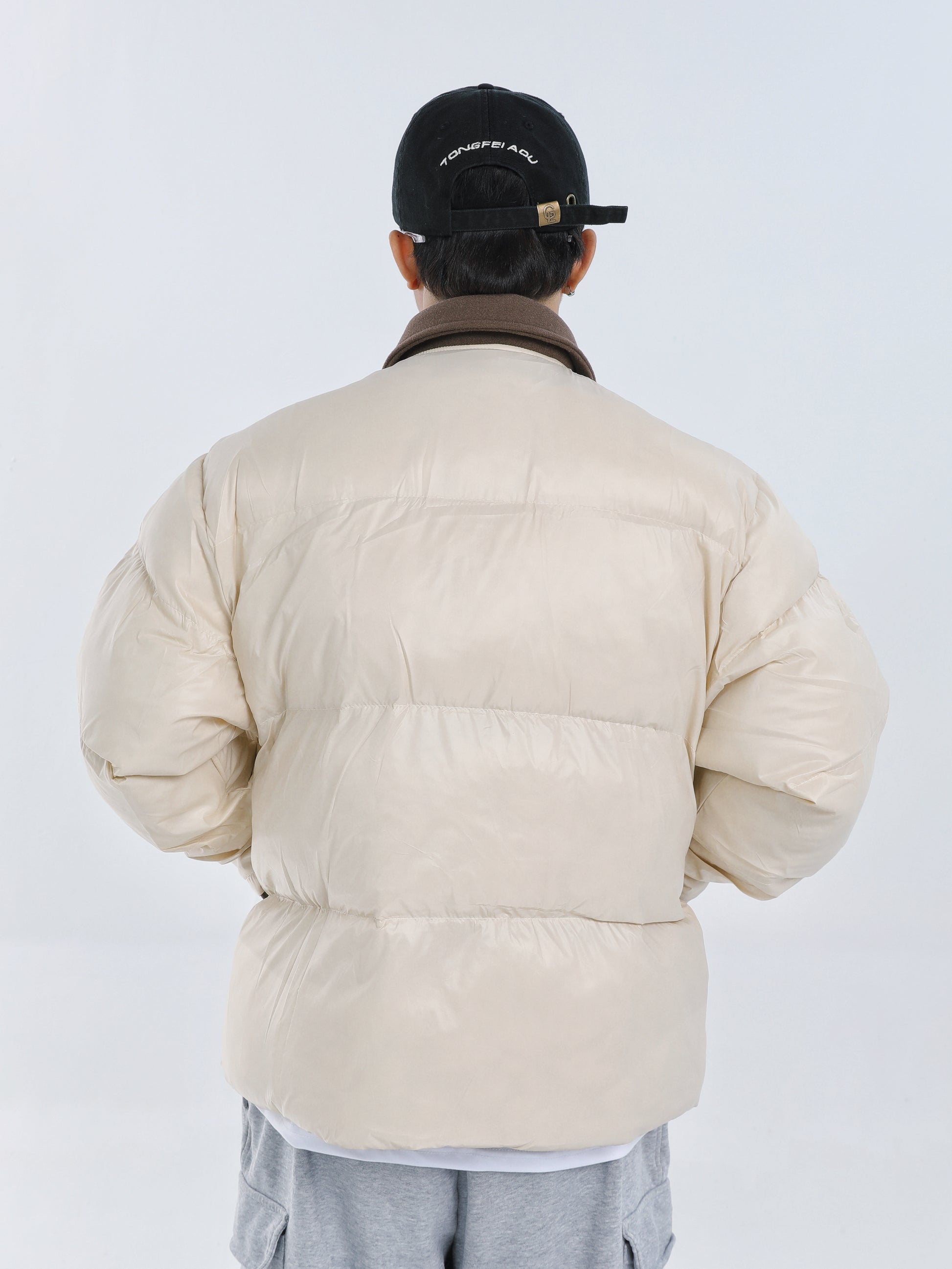 【23s September.】Diagonal Zipper Irregular Cotton Coat ArtsKoreanMan