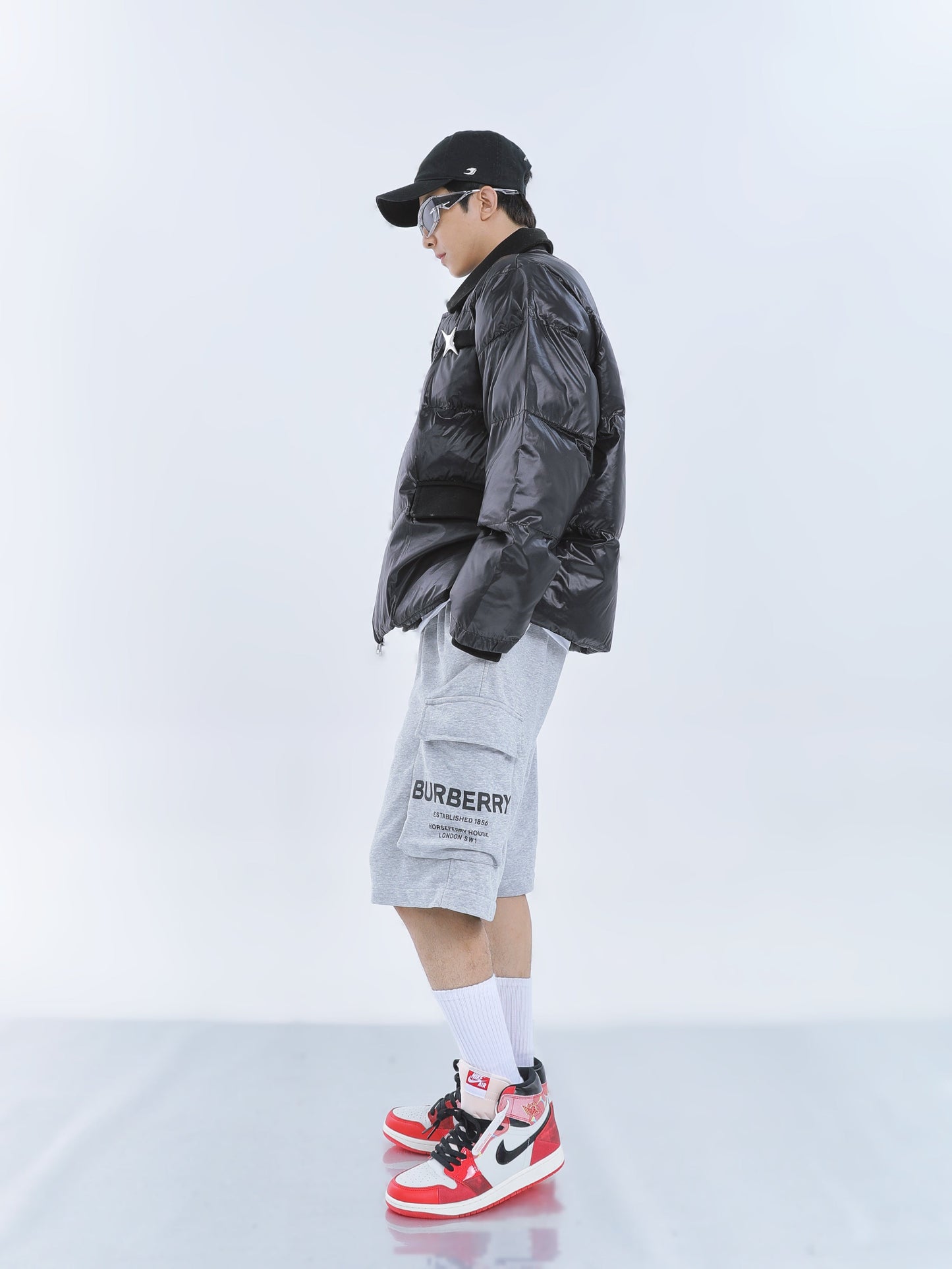 【23s September.】Diagonal Zipper Irregular Cotton Coat -L ArtsKoreanMan