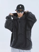 【23s September.】Solid Color High Street Hooded Sweater ArtsKoreanMan