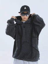 【23s September.】Solid Color High Street Hooded Sweater -L ArtsKoreanMan