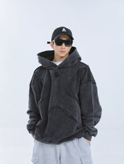 【23s September.】Solid Color High Street Hooded Sweater ArtsKoreanMan