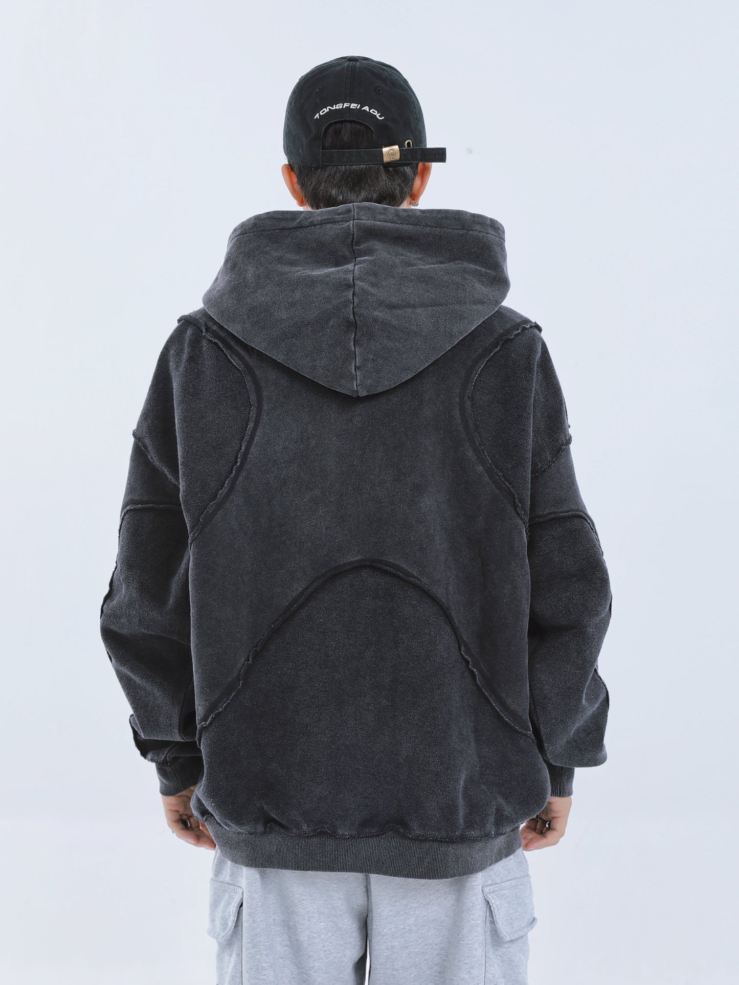 【23s September.】Solid Color High Street Hooded Sweater -L ArtsKoreanMan