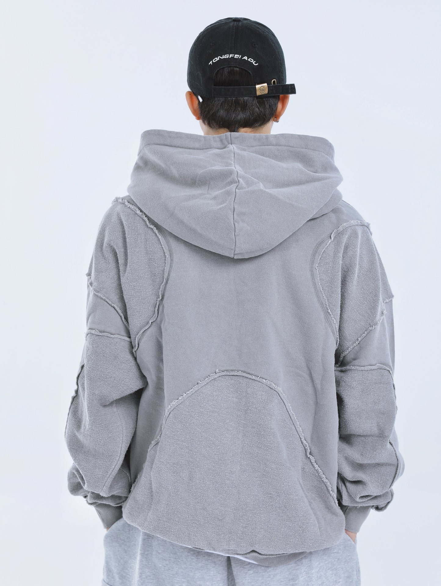 【23s September.】Solid Color High Street Hooded Sweater -L ArtsKoreanMan