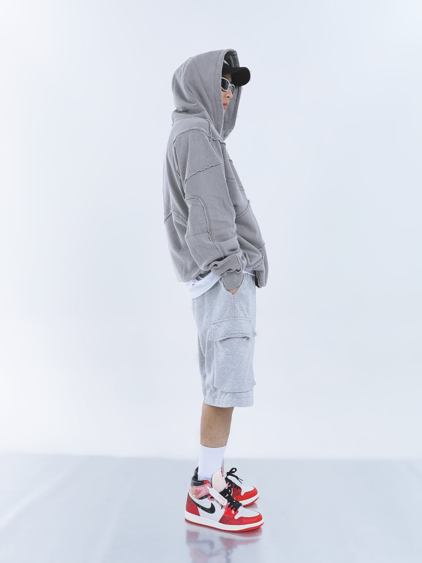 【23s September.】Solid Color High Street Hooded Sweater -L ArtsKoreanMan