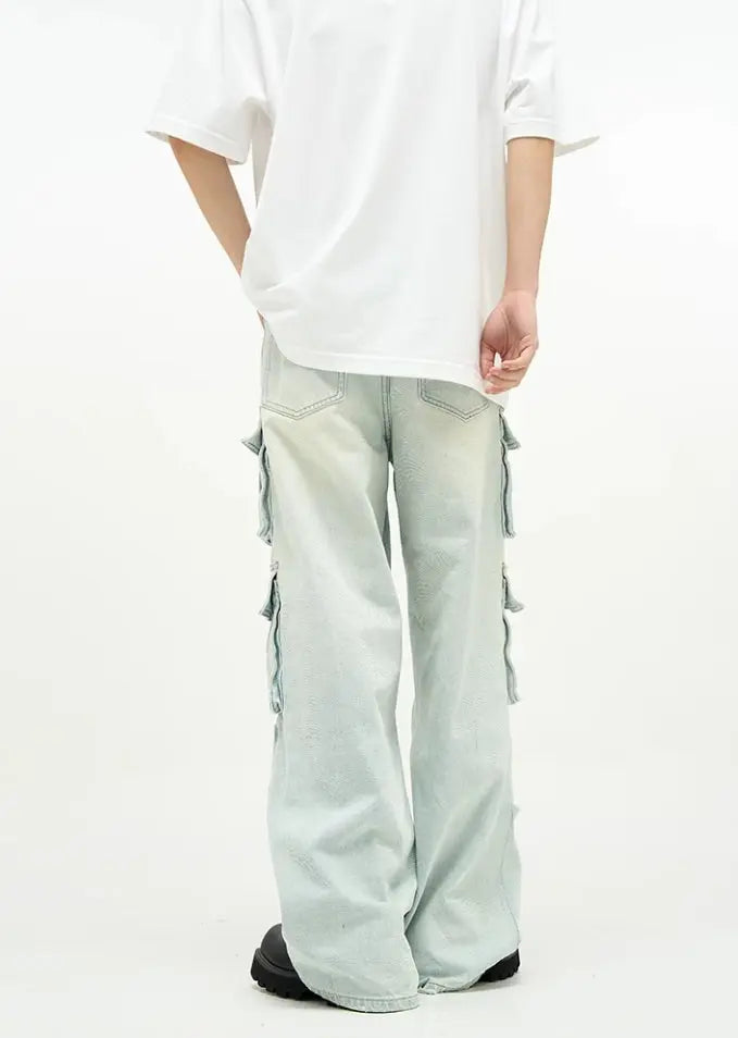 【23s September.】Oversized Mid-rise Jeans ArtsKoreanMan