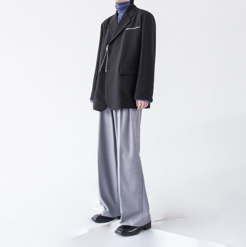 【25s Feb.】Korean Style Casual Trendy Zipper Suit Jacket