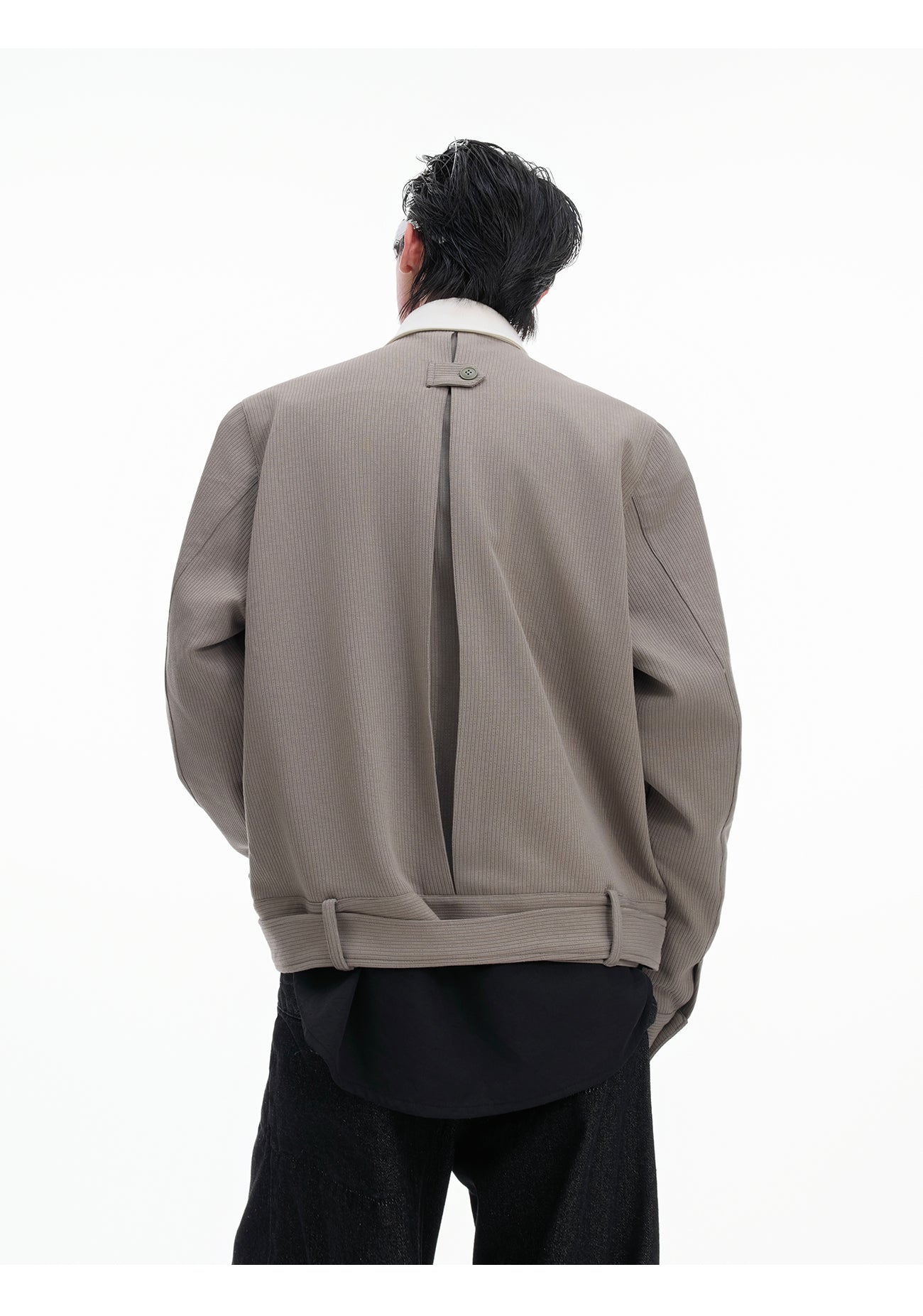 【25s Aug.】Asymmetric Button Vintage Collar Jacket