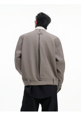 【25s Aug.】Asymmetric Button Vintage Collar Jacket
