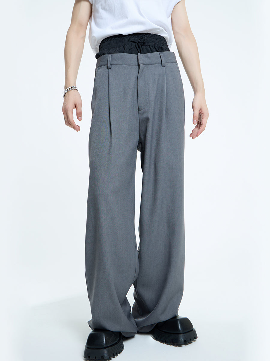 【23s September.】Double Layer High Waist Relaxed Pants -M ArtsKoreanMan
