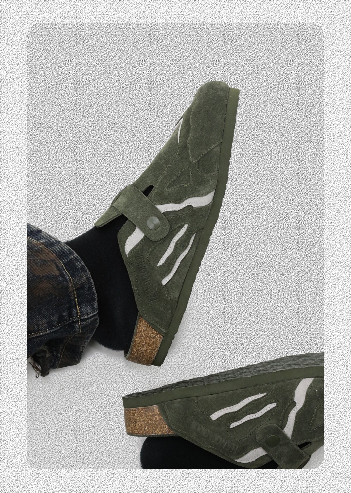 Top layer cowhide and cork Birkenstocks Shoes ArtsKoreanMan