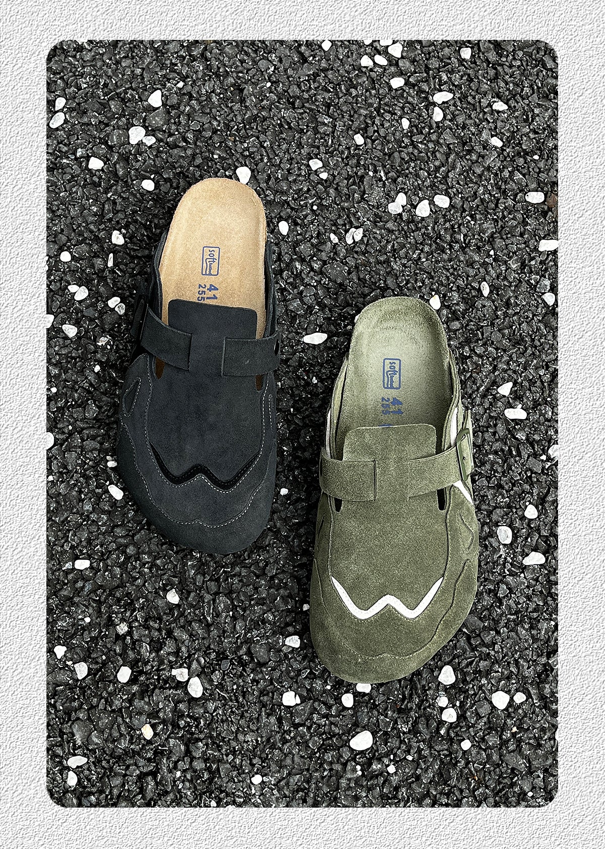 Top layer cowhide and cork Birkenstocks Shoes ArtsKoreanMan