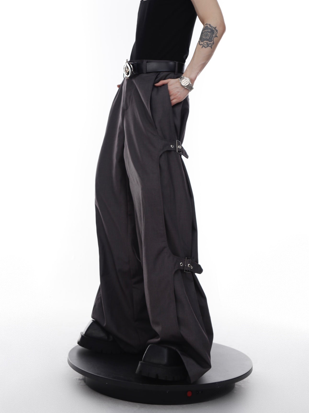 【24s April.】Adjustable Flared Trousers ArtsKoreanMan