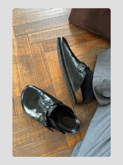 "Bullet Hole" Washed Horse Leather Birkenstock Slippers