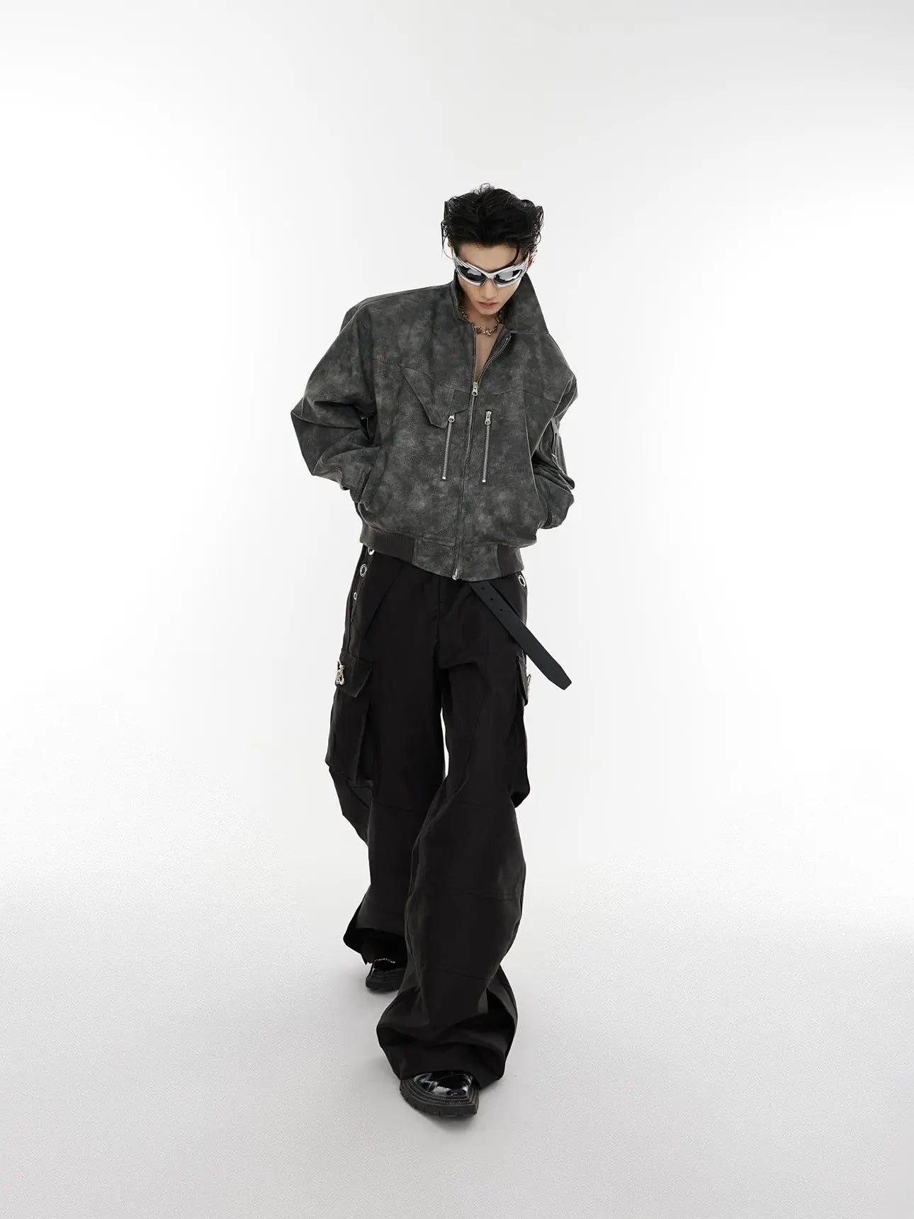 【23s August】Gradient Shoulder Pad Jacket ArtsKoreanMan