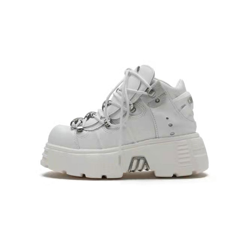Y2K Dark Punk Platform Shoes ArtsKoreanMan