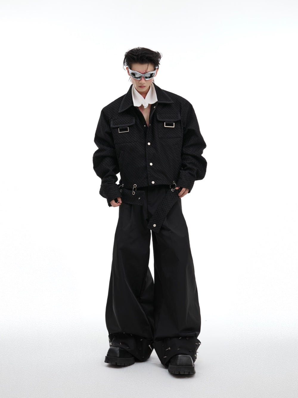 【24s Oct.】Mesh Design Casual Lapel Jacket ArtsKoreanMan