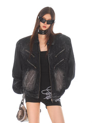 【24s Oct.】Gradient Washed Distressed Denim Jacket ArtsKoreanMan