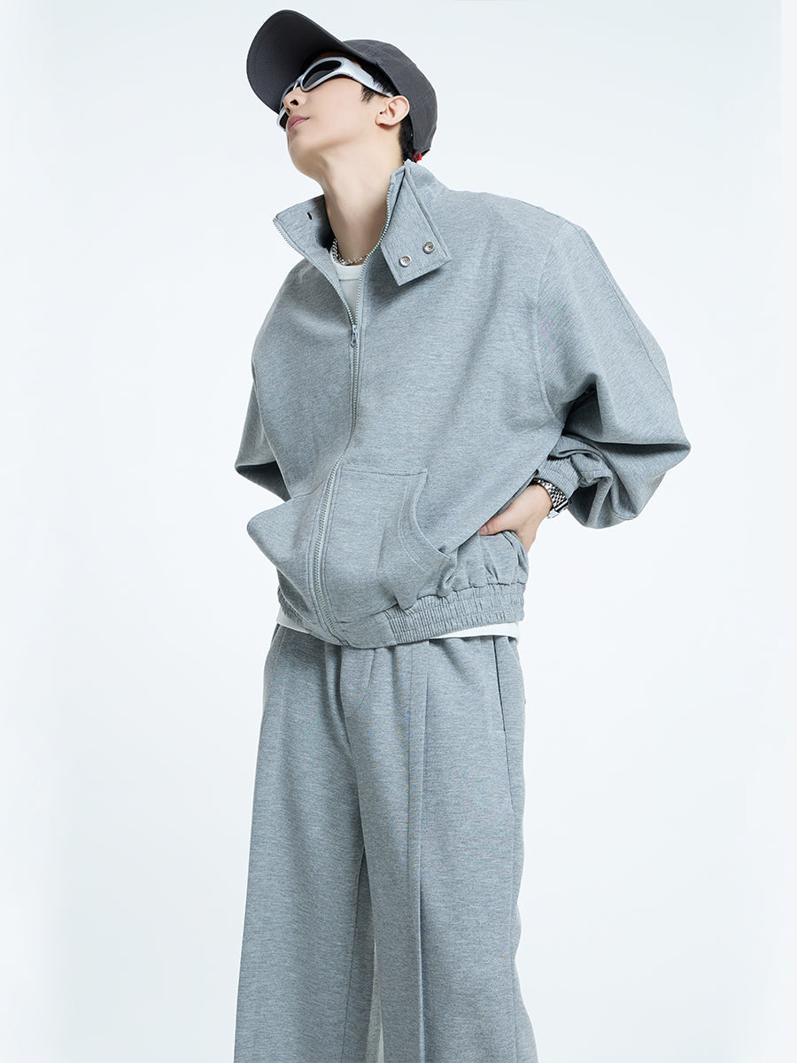 【23s September.】Simple Casual Trousers Top Sports Suit -M ArtsKoreanMan