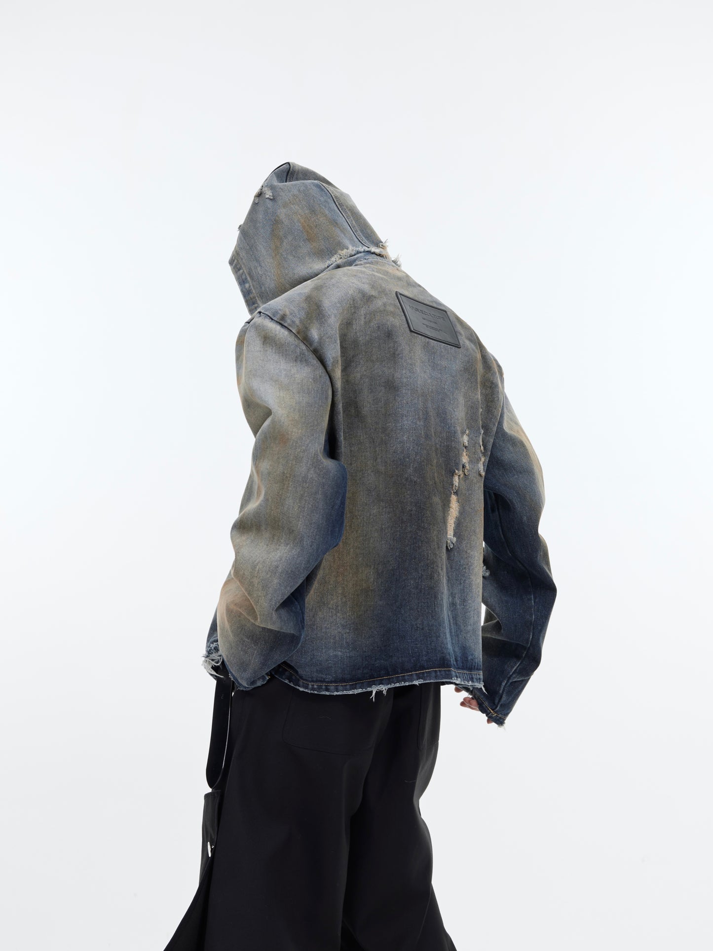【24s January.】Retro Distressed Hooded Denim Jacket ArtsKoreanMan