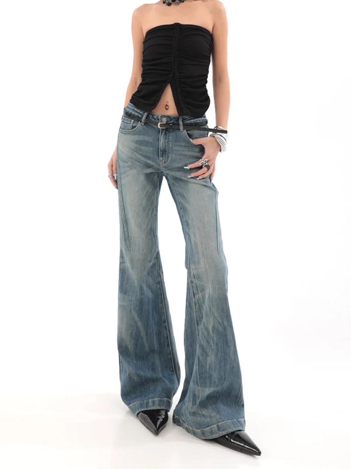 【23s July.】Washed Low Rise Jeans ArtsKoreanMan