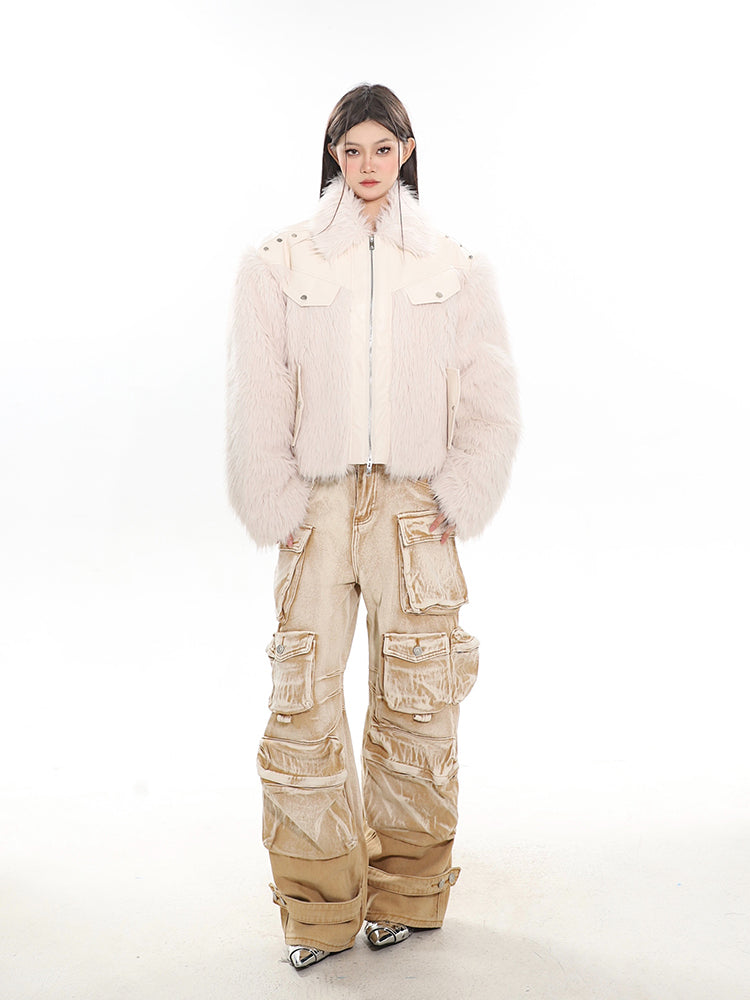 【23s December.】Washed Distressed Gradient Cargo Pants ArtsKoreanMan