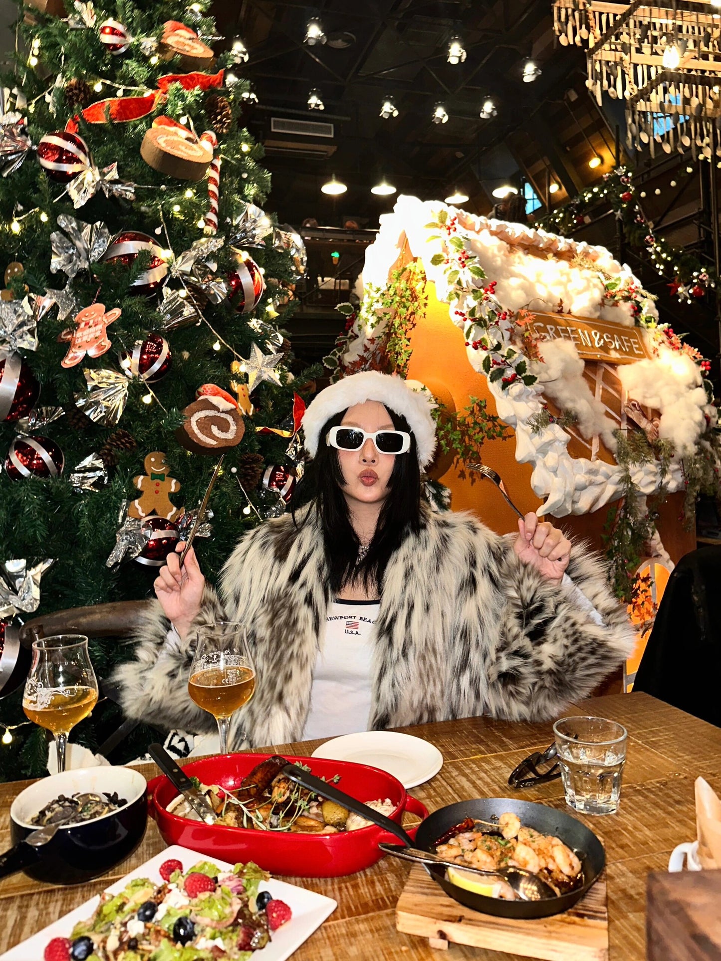 【24s Nov.】Leopard Plush Faux Fur Coat(Girls) ArtsKoreanMan